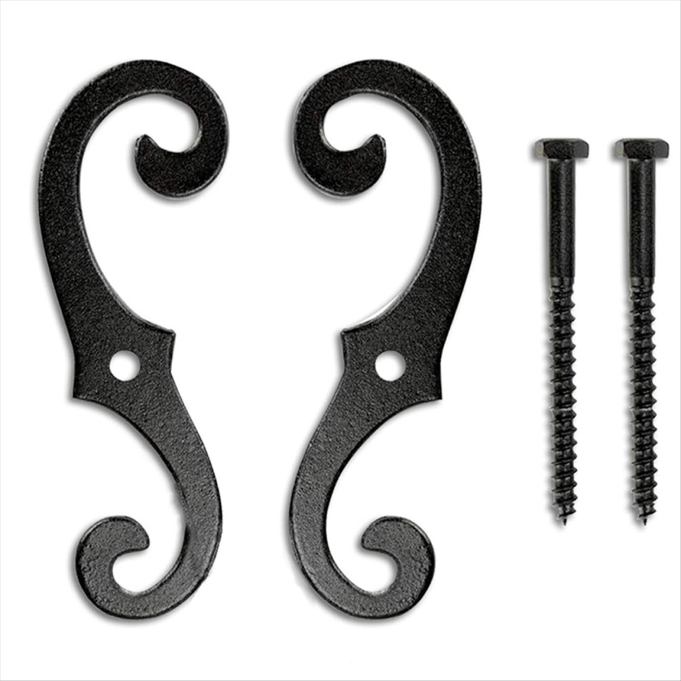 Cast Iron Shutter Fasteners - Rust- External Shutter Tieback 4853776072490