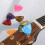 Palheta colorida para violão elétrico acústico, ukulele e baixo, C 6