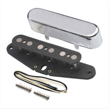 Pickup DIY Kits for Alnico 5 TL Neck Pickup Kits- Brass Cover