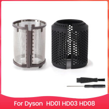 Filtre intérieur et cage de filtre extérieur pour sèche-cheveux HD01 HD03 A