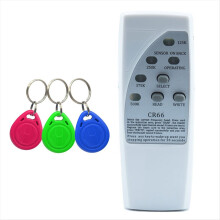 Leitor e gravador de chip inteligente RFID portátil + chaveiro 3x5200 125Khz