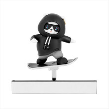 Decorazione per schermo di controllo scorrevole a forma di orso per skateboard modello Y
