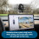 Slidable Skateboard Bear Control Screen Decoration for Model Y 5