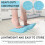 2PC Squat Wedge Block Non Slip Light Blue 3