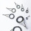 8Pcs Fishing Rod Guide Ring Set Multiple Sizes Rod Repair Kit 3