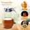 Syrup Dispenser, No Drip Glass Syrup Bottle for Maple Syrup 2