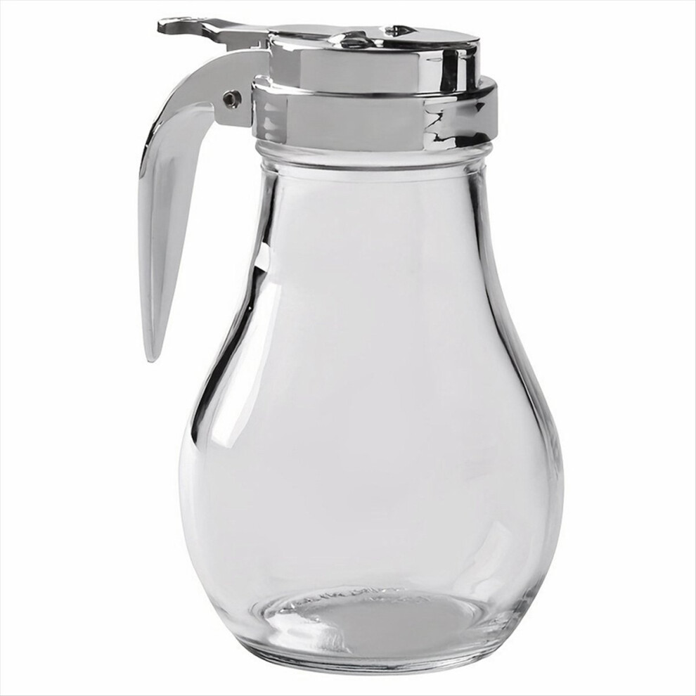 Markenlos Syrup Dispenser, No Drip Glass Syrup Bottle For Maple Syrup