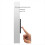 Wall Light Switch 2 Gang Tempered Glass Panel Blue LED Night Light 2