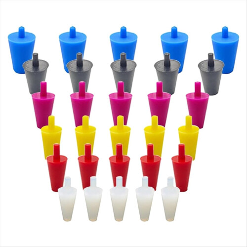 Water Table Plug Plant Pot Drain 60 Pack Silicone Rubber Hole Plugs