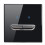 Wall Light Switch 2 Gang Tempered Glass Panel Blue LED Night Light 1
