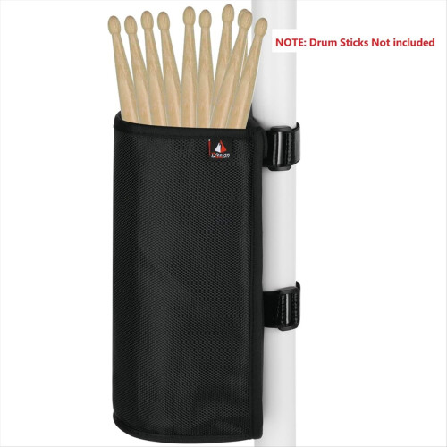 Porta bacchette per batteria Borsa per bacchette nera 1