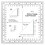 Transferidor de mapa de 5 polegadas Utm/Mgrs, escala de coordenadas, mapa perfeitamente cortado 1