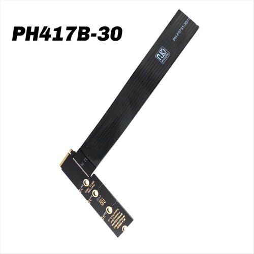 Καλώδιο επέκτασης M.2 NVMe SSD PCIe 4.0 x4 M-Key PH417B-30 1