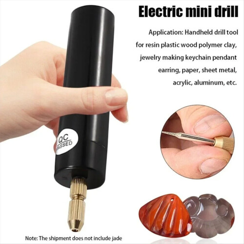 Mini household electric drill and grinder
Small handheld jade polisher
Carving tools 2