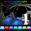 Car Door Lights LED Welcome Light Magnetic Control USB Charging 5