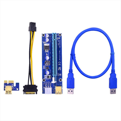 Κάρτα ανύψωσης PCI-E VER009S 1X σε 16X επέκταση επιχρυσωμένη