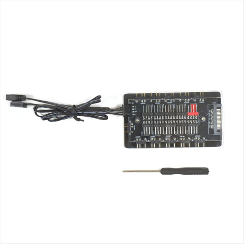 ARGB PWM HUB FAN Ελεγκτής φωτισμού ανεμιστήρα πλαισίου 10 καναλιών