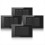 Wall Electrical Switches Light Switch 3 Gang 118mmx74mm Black 5