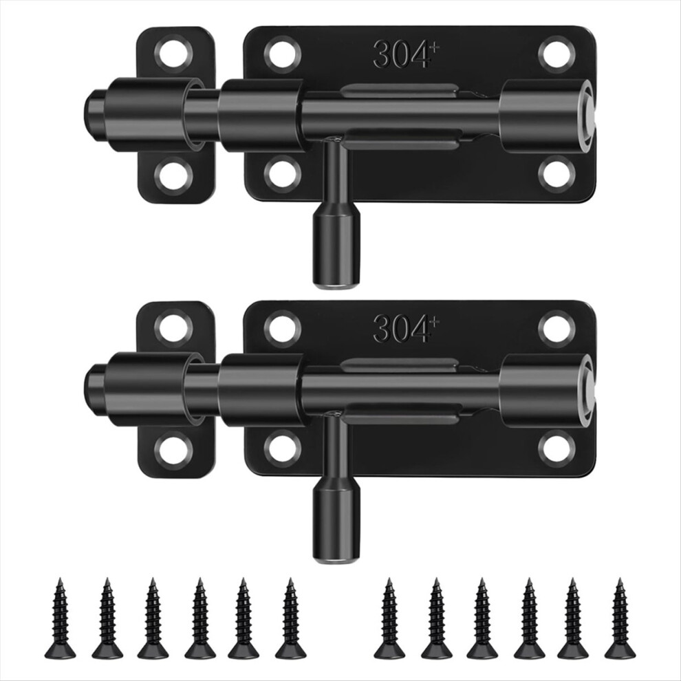 Door Bolt Pack Of 2 Sliding Latch Lock With Screws Sliding Lock 4853776094560