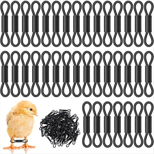 150Pcs Baby Chick Leg Bands,Chicken Hobble Braces