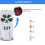 Universal Ceiling Fan Remote, 3 Speed Ceiling Fan for 53T 11T 35T 3