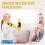 Shaker portable à double rangée, jouet rythmique, jaune 4
