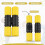 Shaker portable à double rangée, jouet rythmique, jaune 6