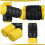 Shaker portable à double rangée, jouet rythmique, jaune 7