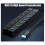 7-Port USB 3.0 Hub mit LED-Anzeigeschaltersteuerung 3
