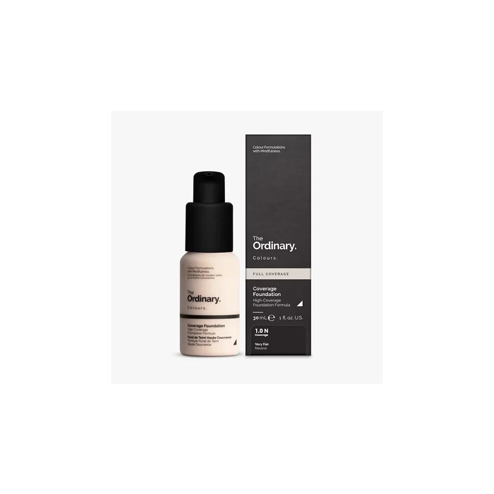 The Ordinary Coverage Foundation Spf15 30Ml Shade 1.0N