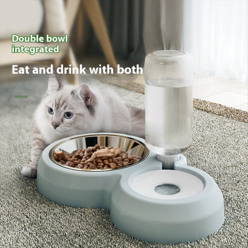 Automatic Pet Feeder and Water Bowl 2-in-1 Combo Smart Food Container 1