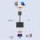 Adaptador compatível com VGA para divisor VGA 5