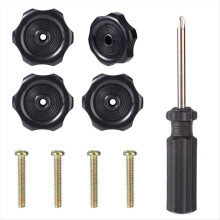 4 Pack RV Window Knob & Vent Knob with Screwdriver, 1/2in Shaft