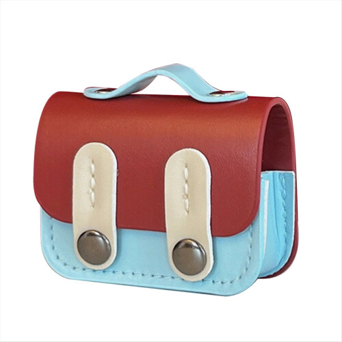 For 4 Earphone Case 3D Luxury Schoolbag Phone Case C