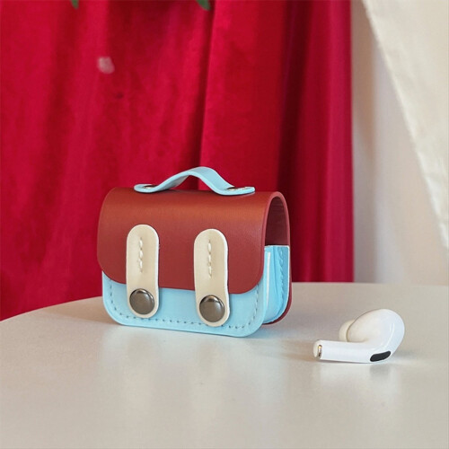 For 4 Earphone Case 3D Luxury Schoolbag Phone Case B 2