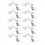 Fence Clips 10 Pieces Fence Support Post Clips Hardware Repair Tool 1