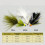 für Woolly Bugger Fliegenfischköder, 6 Stück Metallperlen-Oliven-Streamer 5