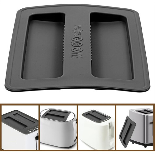 2Pcs Toaster Cover, Toaster Dust Covers Bread Machines Dustproof Lid 1