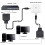 Cable adaptador divisor RJ45 de 1 macho a 2 hembras para LAN Ethernet 2
