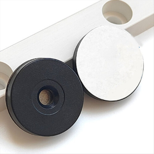 5 STÜCKE 25mm RFID Checkpoints Label Tag Wächterrundgang Patrol System Schwarz 1