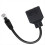 Cable adaptador divisor RJ45 de 1 macho a 2 hembras para LAN Ethernet 6
