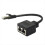 Cable adaptador divisor RJ45 de 1 macho a 2 hembras para LAN Ethernet 1