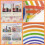 Rainbow Cloud Window Clings, Watercolor Prism Suncatchers Stickers 7