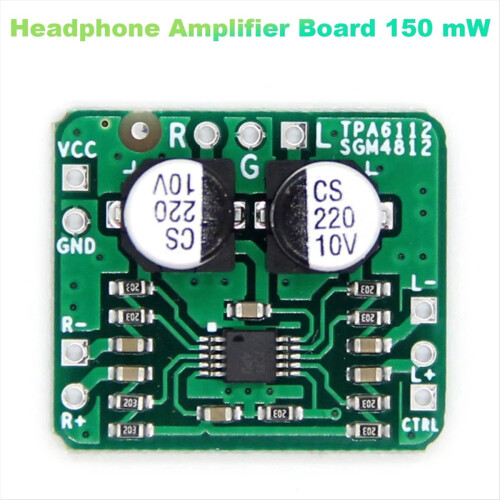 Headphone Amplifier Board 150 MW Audio Differential Balanced 2