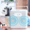 Portable Bluetooth CD Player with Vertical Design,CD Speakers 2