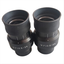 2 stuks WF10X-24mm WF10X/24MM groothoek oculair voor verrekijker