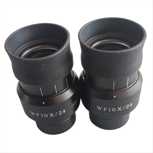 2 τεμάχια WF10X-24mm WF10X/24MM ευρυγώνιο προσοφθάλμιο για κιάλια