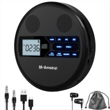 Πολυλειτουργικό CD Player Discman με Bluetooth, Μαύρο