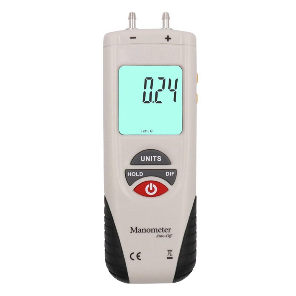 Ht-1890 Gas Pressure Gauge Manometer Digital Manometer Data Hold 4853122545005
