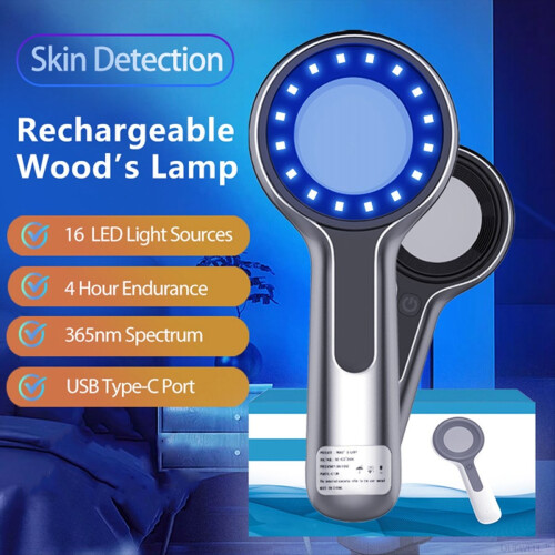 Woods Lamp Skin Analyzer UV Magnifying for Skin Care Analysis Testing 2